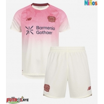 Camiseta Bayer Leverkusen Exequiel Palacios #25 Visitante Equipación para niños 2025-26 manga corta (+ pantalones cortos)